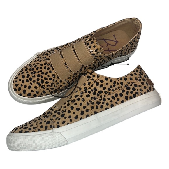 Blowfish Shoes - Bf by Blowfish Malibu Mandi Sneakers Cheetah Print Slip On Women’s Size 8